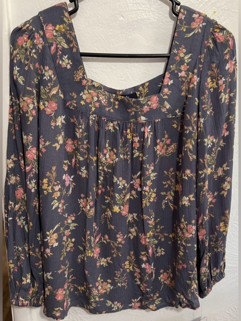 #4 NWT Angels Forever Yours Grisaille Floral Blouse Size S